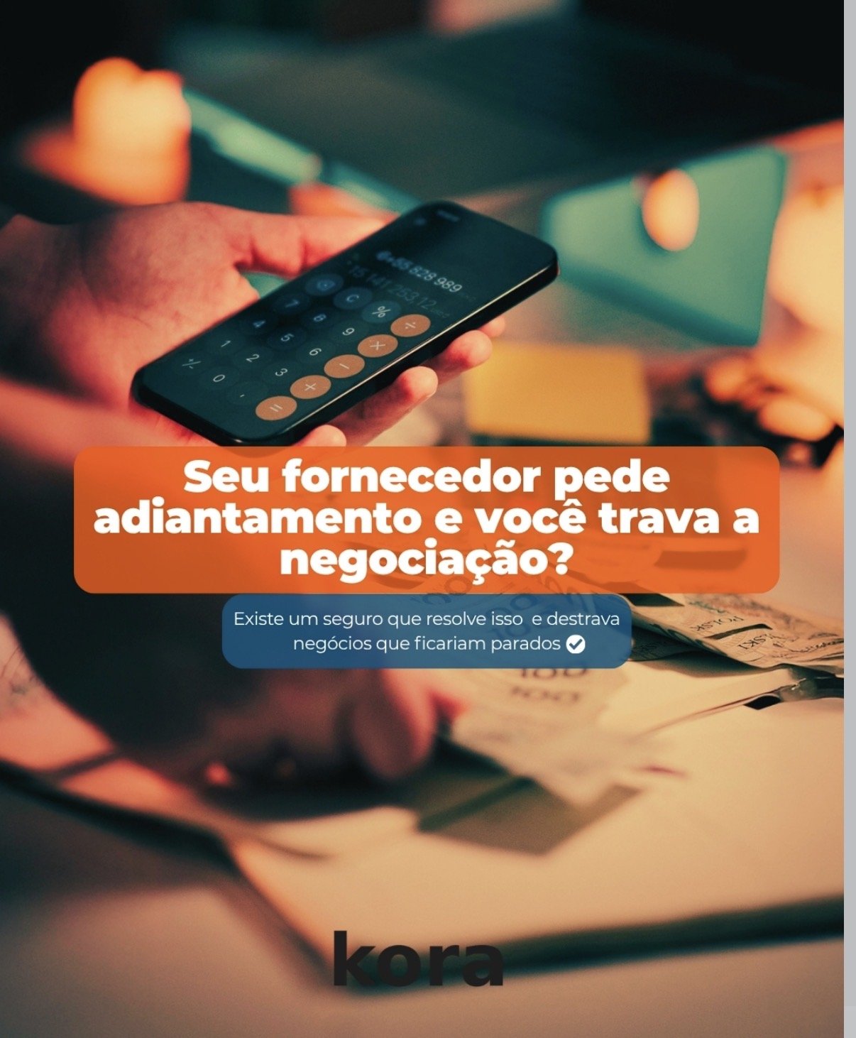Seguro garantia adiantamento de pagamento